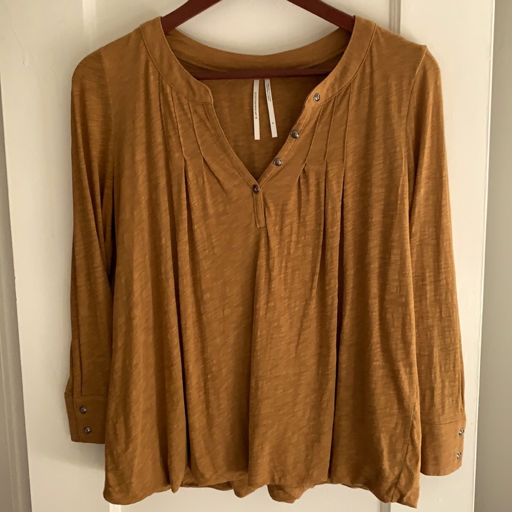 Anthropologie Pleated Top